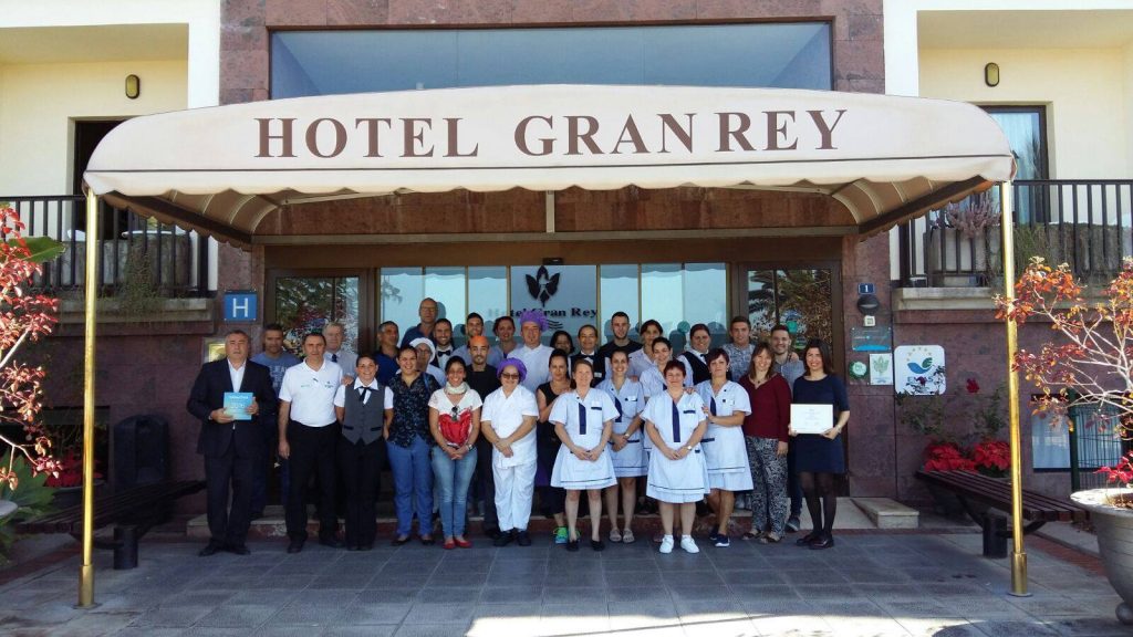 Equipo del Hotel Gran Rey en La Gomera
